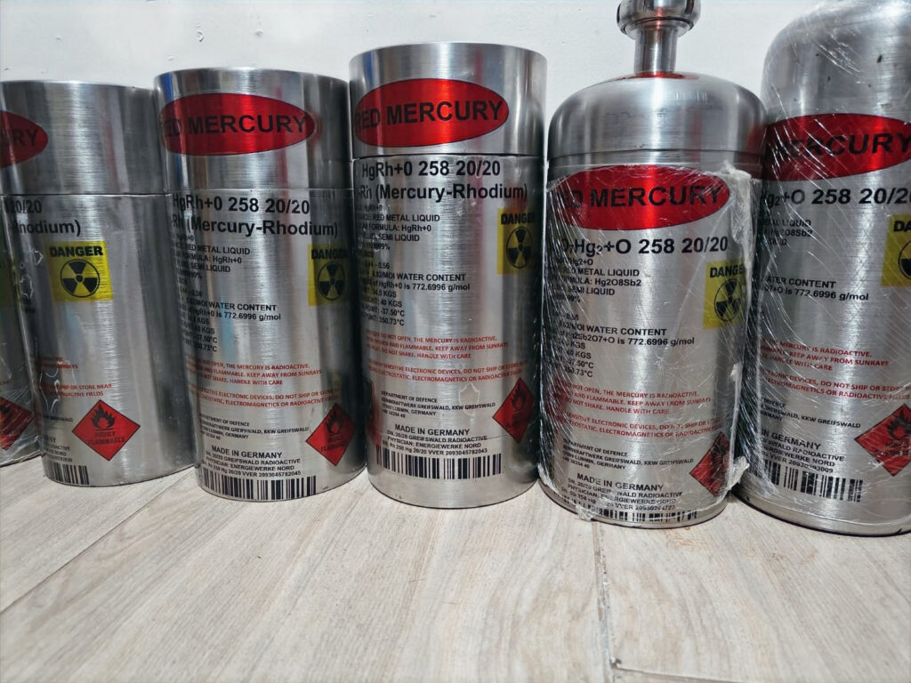 Red Liquid Mercury 99.999 Pure